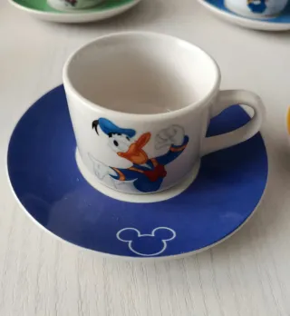Confezione da 6 tazze con piatti - Disney