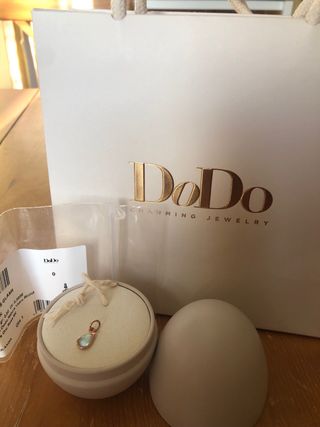 Ciondolo Dodo Life Goccia Oro Rosa