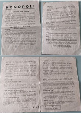 Monopoli Brevettato Edizione 1946
