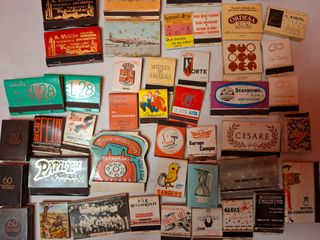 60 scatole di fiammiferi vintage spagnole