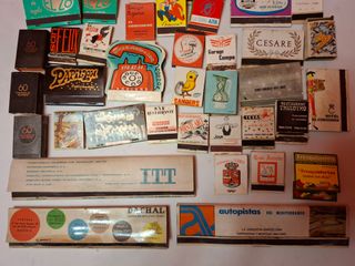 60 scatole di fiammiferi vintage spagnole