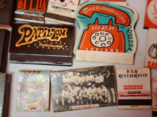 60 scatole di fiammiferi vintage spagnole