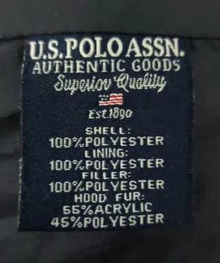 Chaqueta Polo Negra Talla XL