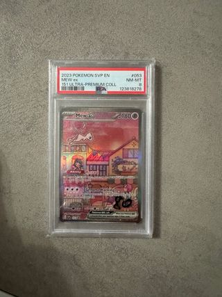 Mew ex 053 PSA 8 Ultra-Premium Coll