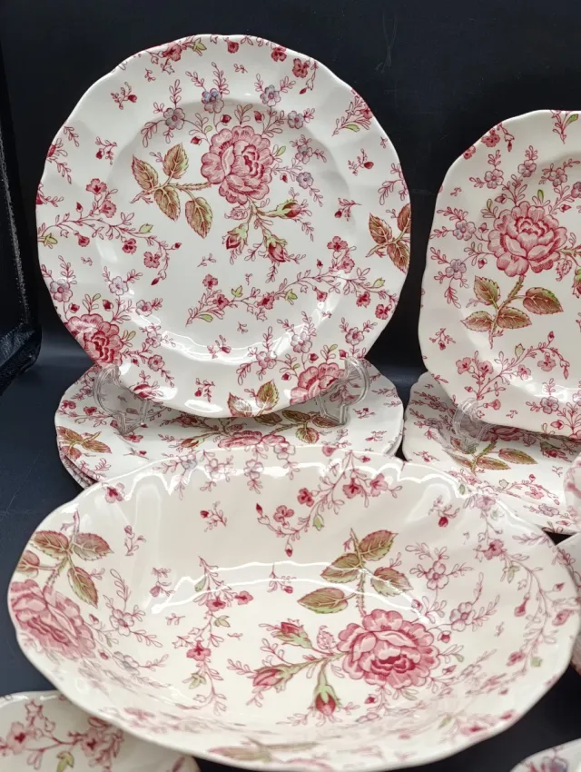 Set da tè inglese in stile vintage