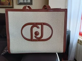 Borsa a mano Liu Jo beige e marrone