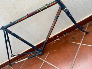 Cuadro Bici Peugeot Azul
