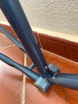 Cuadro Bici Peugeot Azul