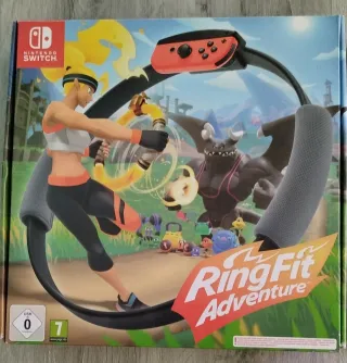 Nintendo Switch + Ring Fit + Super Mario Odyssey