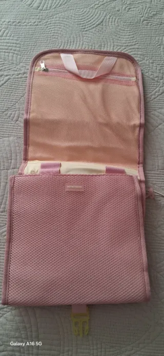 Neceser Snoopy Peanuts Rosa y Amarillo