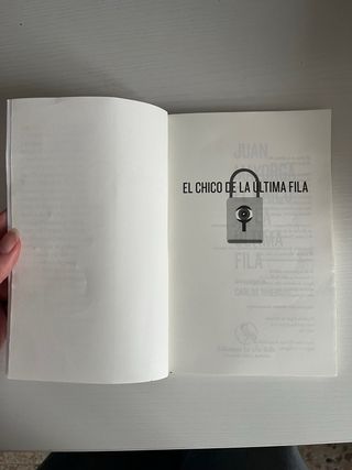 El chico de la última fila