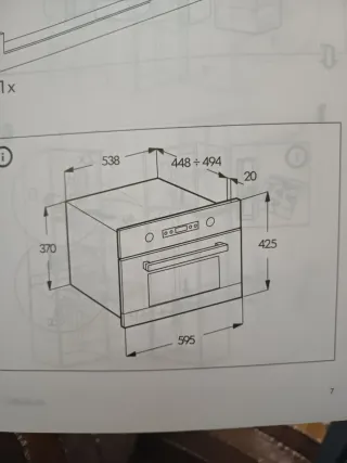 Horno Microondas IKEA MWF 200 B