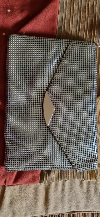 Bolso de fiesta plateado