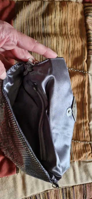 Bolso de fiesta plateado