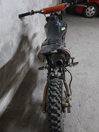 Pit Bike 125cc Negra