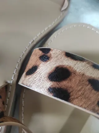 Sandali donna leopardate Tg 39