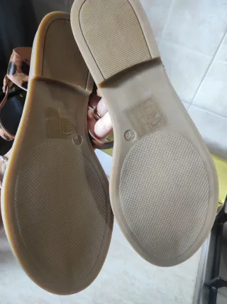 Sandali donna leopardate Tg 39