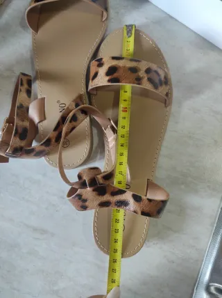 Sandali donna leopardate Tg 39