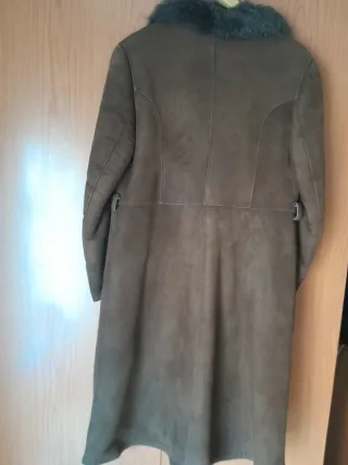 Cappotto Vintage in Pelle Marrone