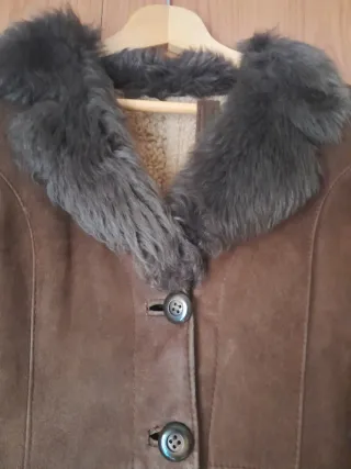 Cappotto Vintage in Pelle Marrone