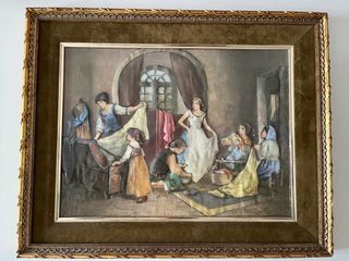 Cuadro Vicente Roso esmaltado y en relieve