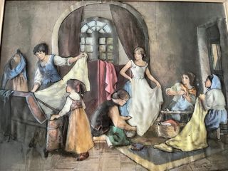 Cuadro Vicente Roso esmaltado y en relieve