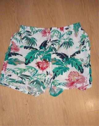 Pantalones cortos tropicales talla S
