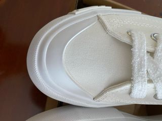 Playeras Blancas Talla 40 con Detalles Naranja