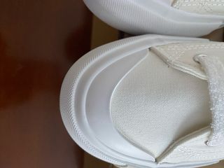 Playeras Blancas Talla 40 con Detalles Naranja