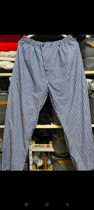 Pijama camisero rayas hombre