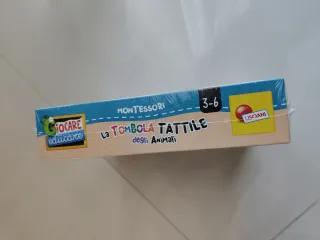 Gioco Tombola Tattile Animali Montessori 3-6 anni