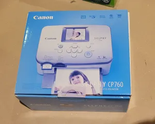 Stampante Canon SELPHY CP760 + 108 fogli di carta