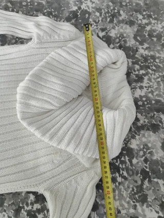 Jersey lana cuello vuelto manga larga