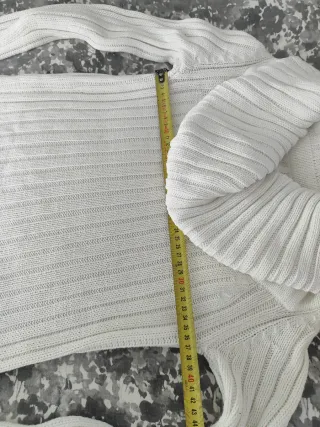 Jersey lana cuello vuelto manga larga