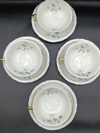 Set di 4 tazze da tè o caffè lungo Limoges