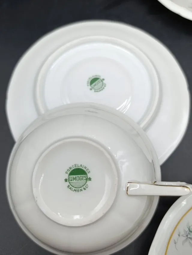 Set di 4 tazze da tè o caffè lungo Limoges