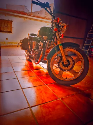 Moto Custom 125cc Negra