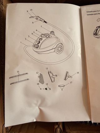 Limpiador a vapor amarillo