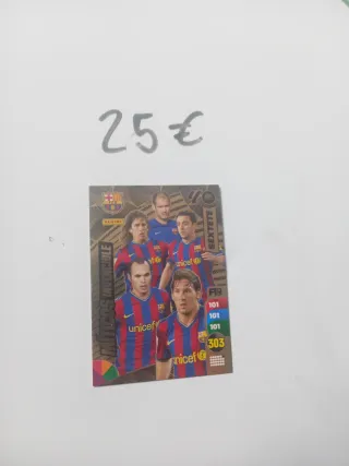 Cromo Míticos Invencible Barça