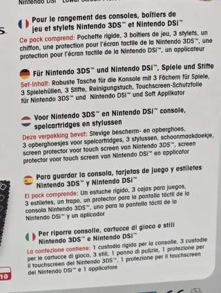 Nintendo 3DS dsi Game Traveller + X3 lapis