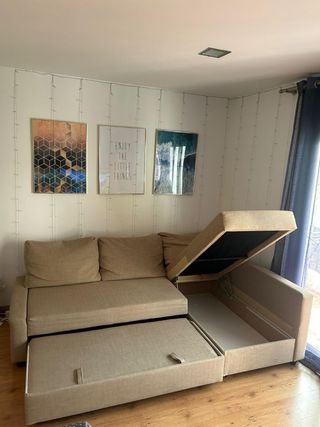 Sofá Cama Friheten IKEA Beige