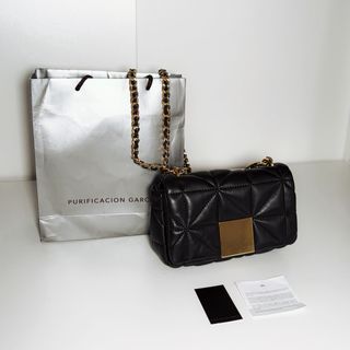 Bolso Piel Negro Purificación García No negociable