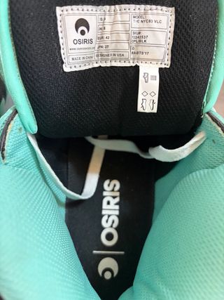 Scarpe Osiris uomo bianco,turchese