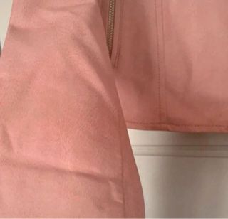 Giacca chiodo rosa Sarabanda 7A