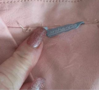 Giacca chiodo rosa Sarabanda 7A