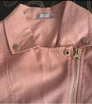 Giacca chiodo rosa Sarabanda 7A