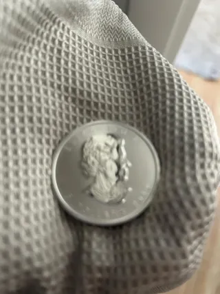 1 Onza Plata Maple Leaf 2012