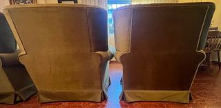 Set di divani e poltrone verdi