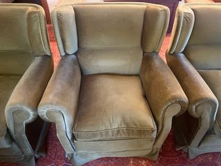 Set di divani e poltrone verdi