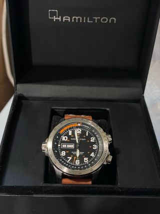Reloj Hamilton Khaki Automático Marrón Negro